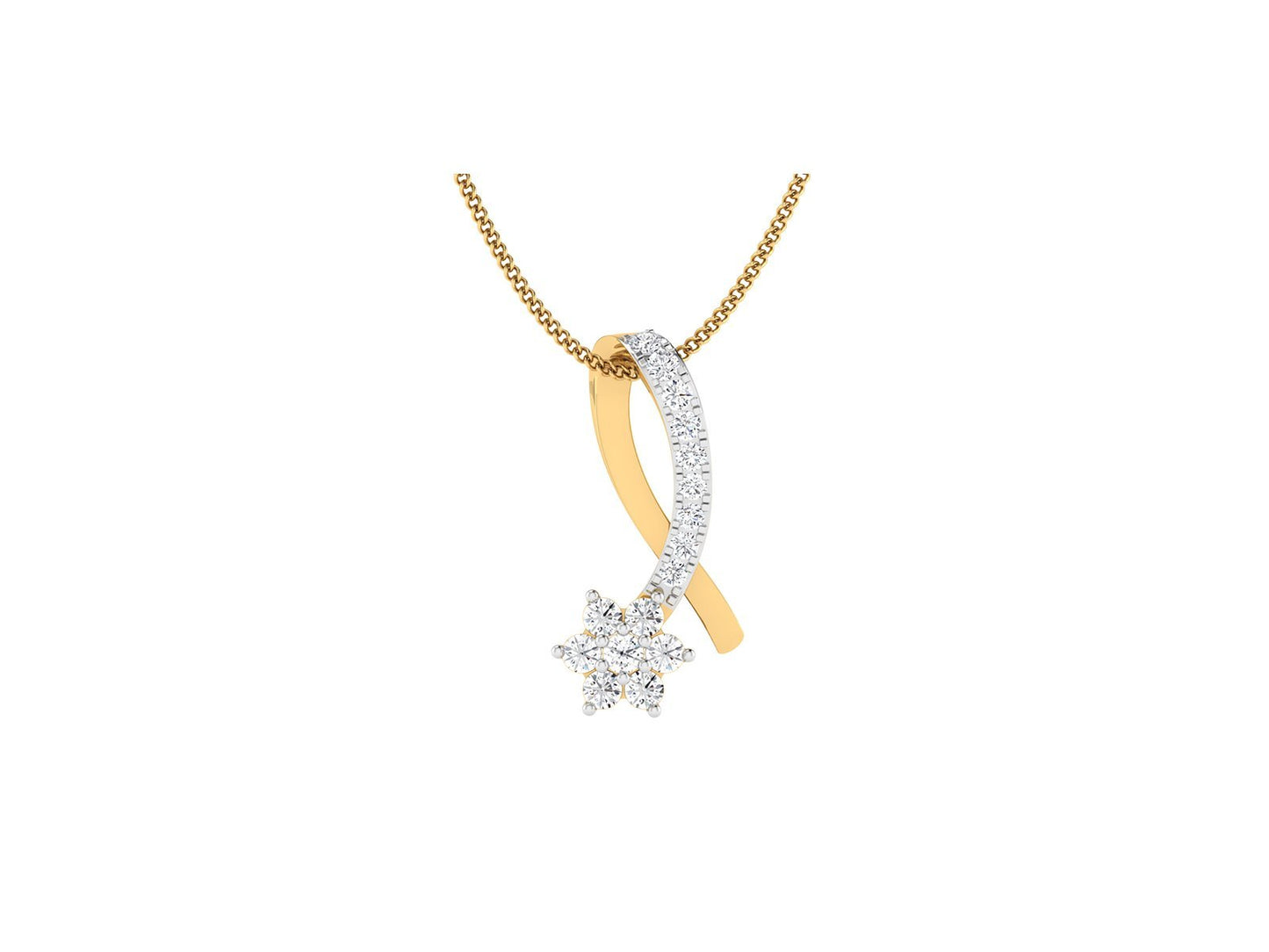 SIMONE DIAMOND PENDANT - zivar.co
