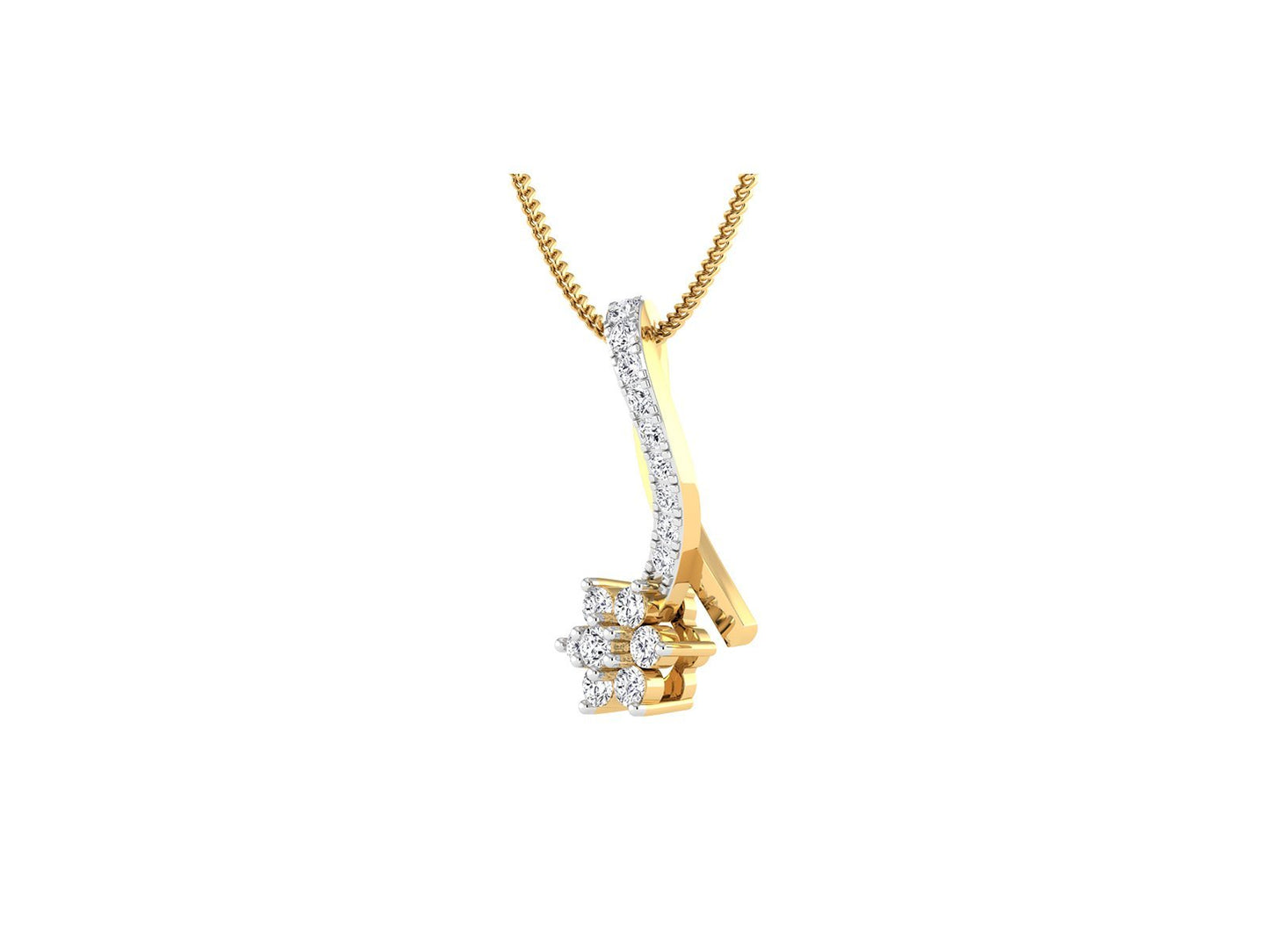 SIMONE DIAMOND PENDANT - zivar.co