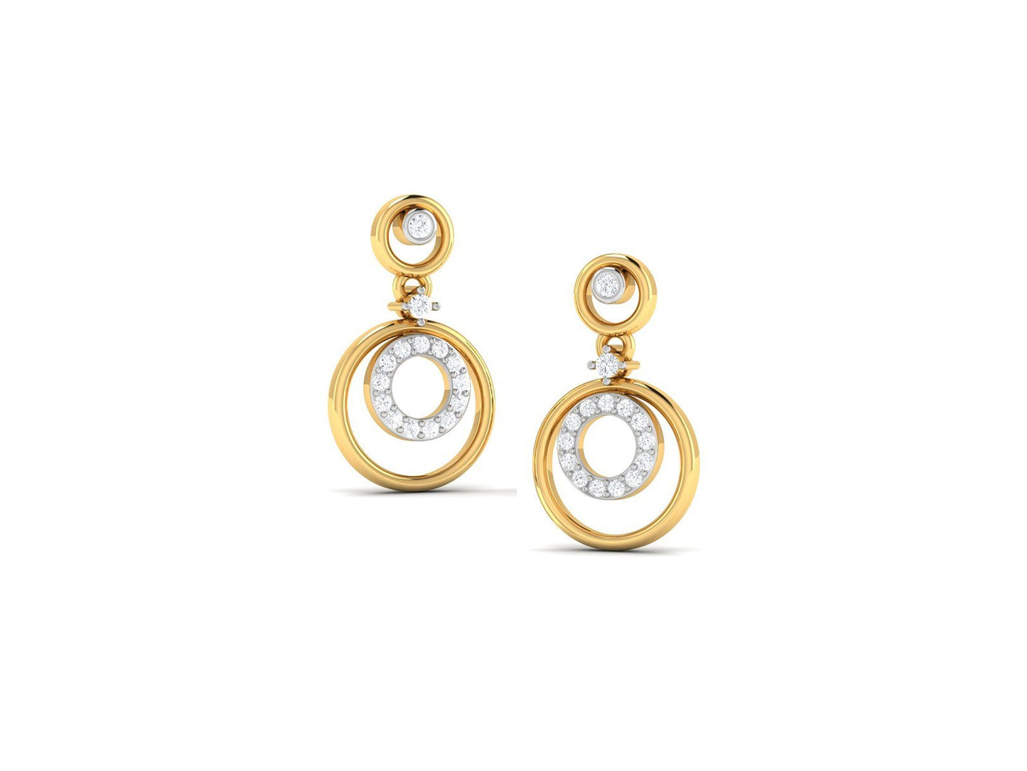 SPIRAL DIAMOND EARRING - zivar.co