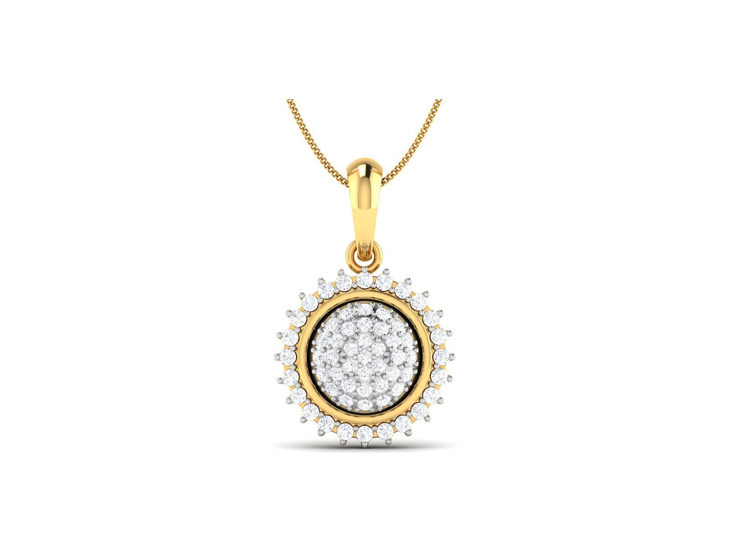 Surya Diamond Pendant - zivar.in