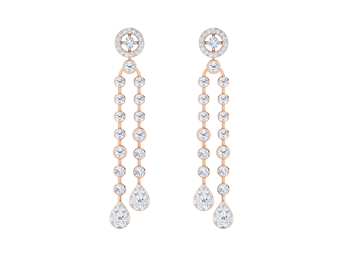 Vincent Diamond Earrings - zivar.in