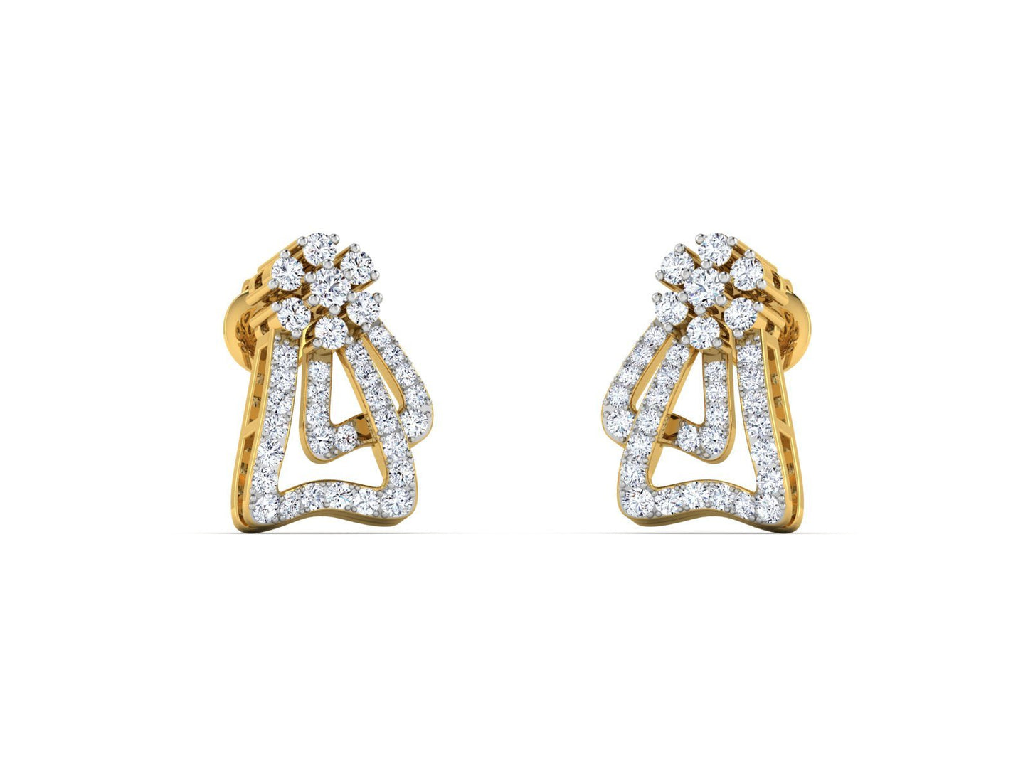 Ysabelle Diamond Earrings - zivar.in