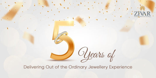 Zivar Online Diamond Jewellery Celebrates 5 years of Delivering Out of the Ordinary Jewellery Experience - zivar.in