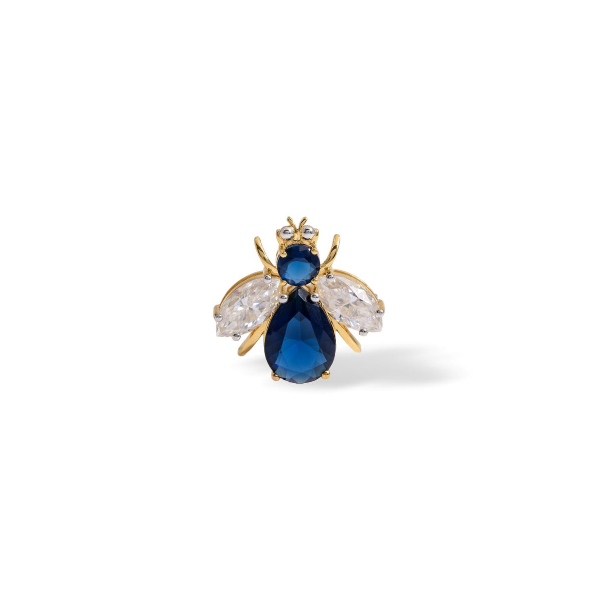 Blue Hive Brooch