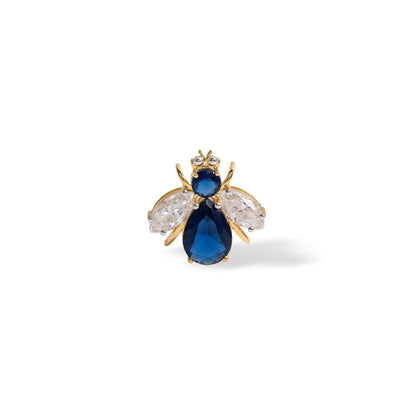 Blue Hive Brooch