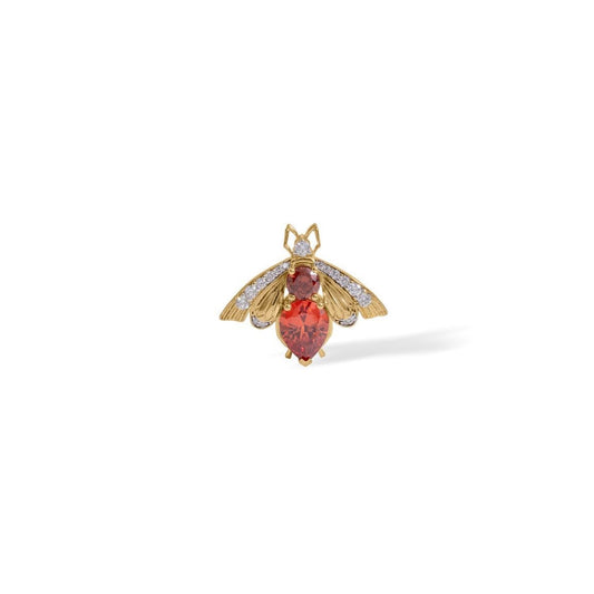 Crimson Nectar Brooch