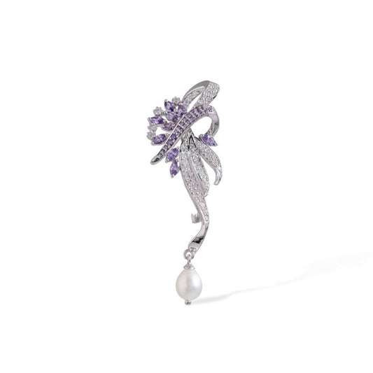 Lilac Symphony Brooch