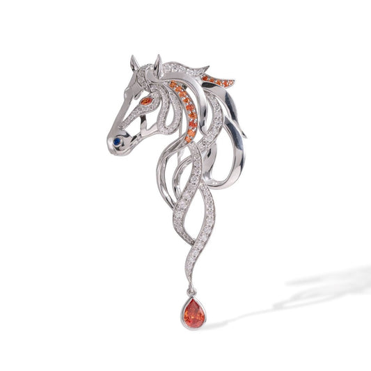 Embermane Equine Brooch