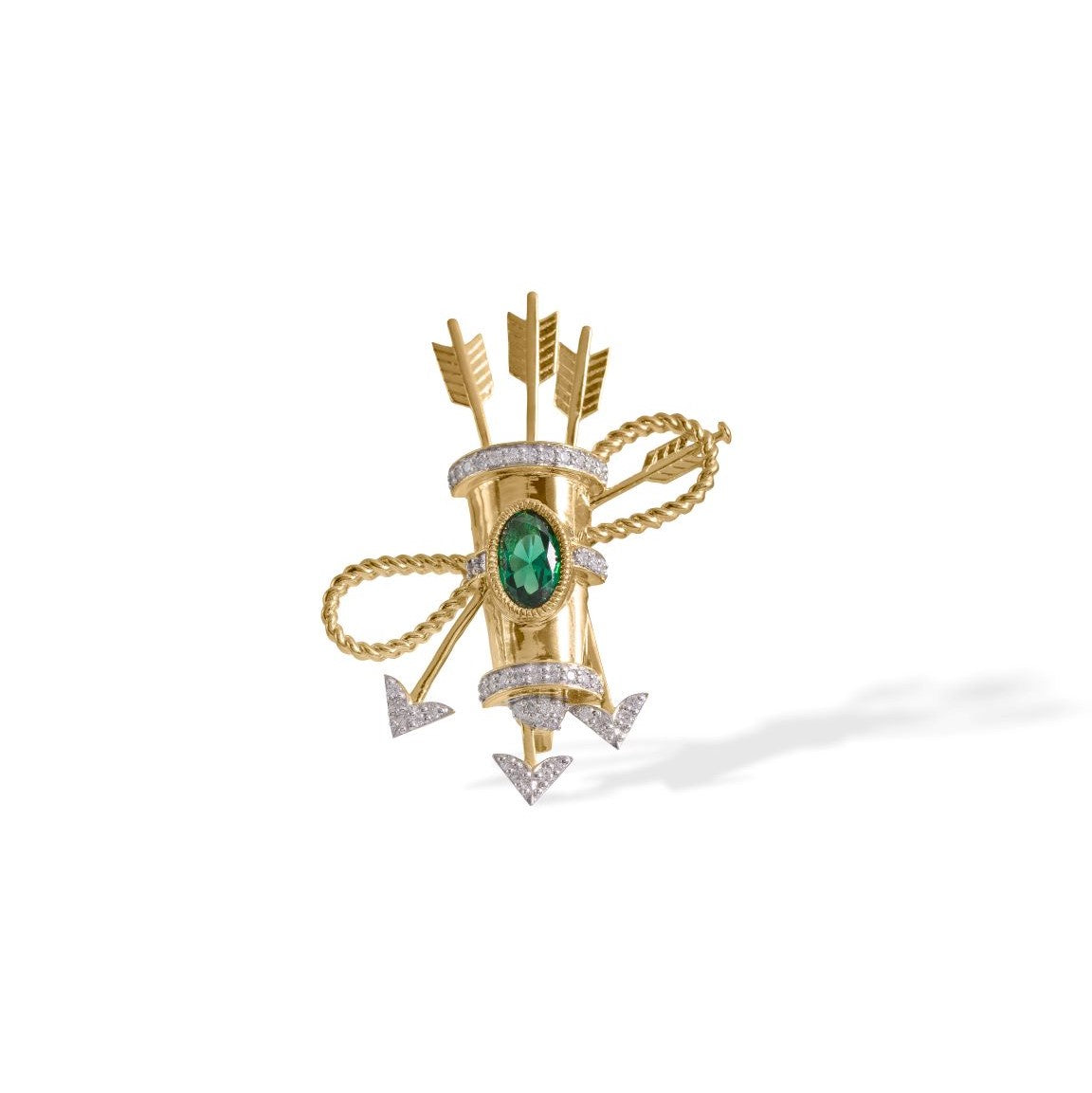 Cupid's Quiver Brooch