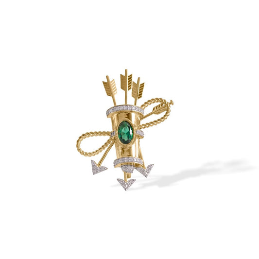 Cupid's Quiver Brooch