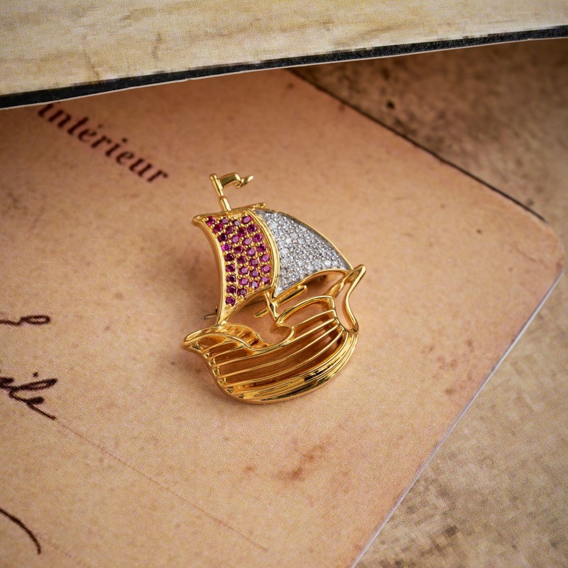 Sail Beyond Brooch