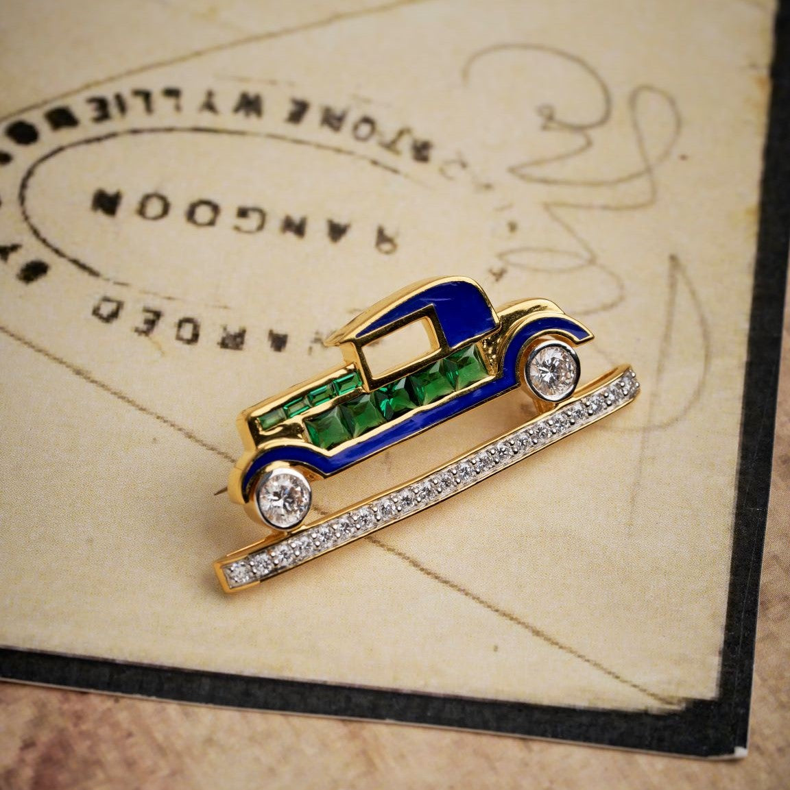 Vintage Royale Car Brooch