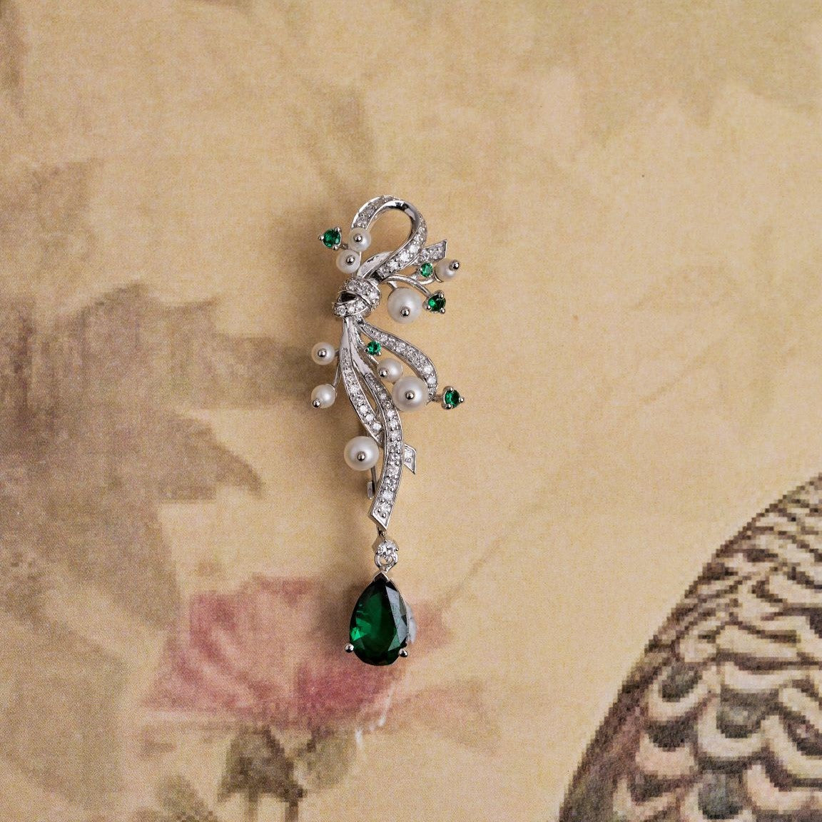 Dewdrop Elegance Brooch