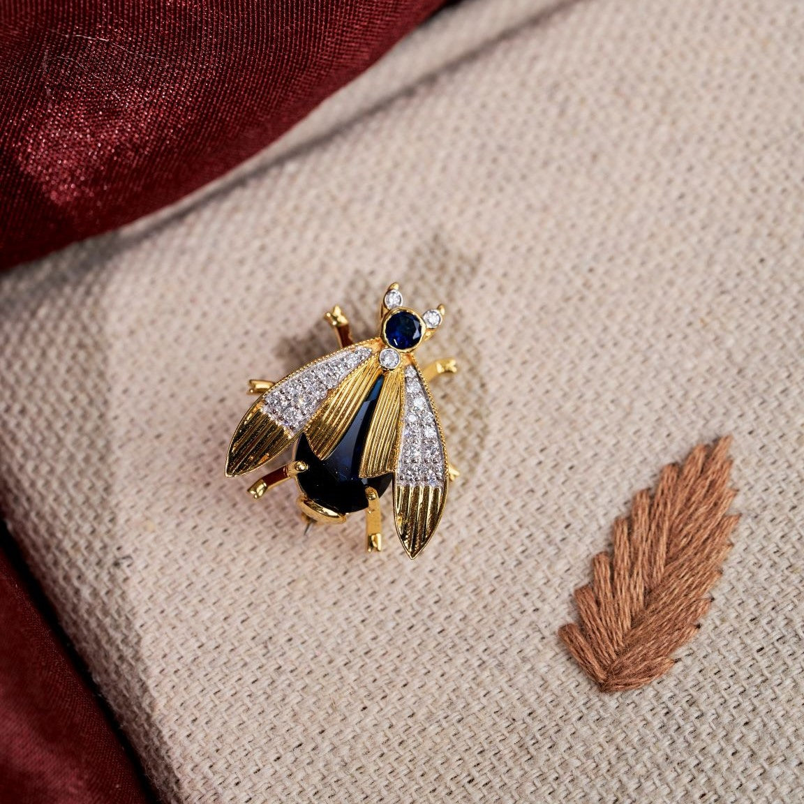 Celestial Beetle Brooch