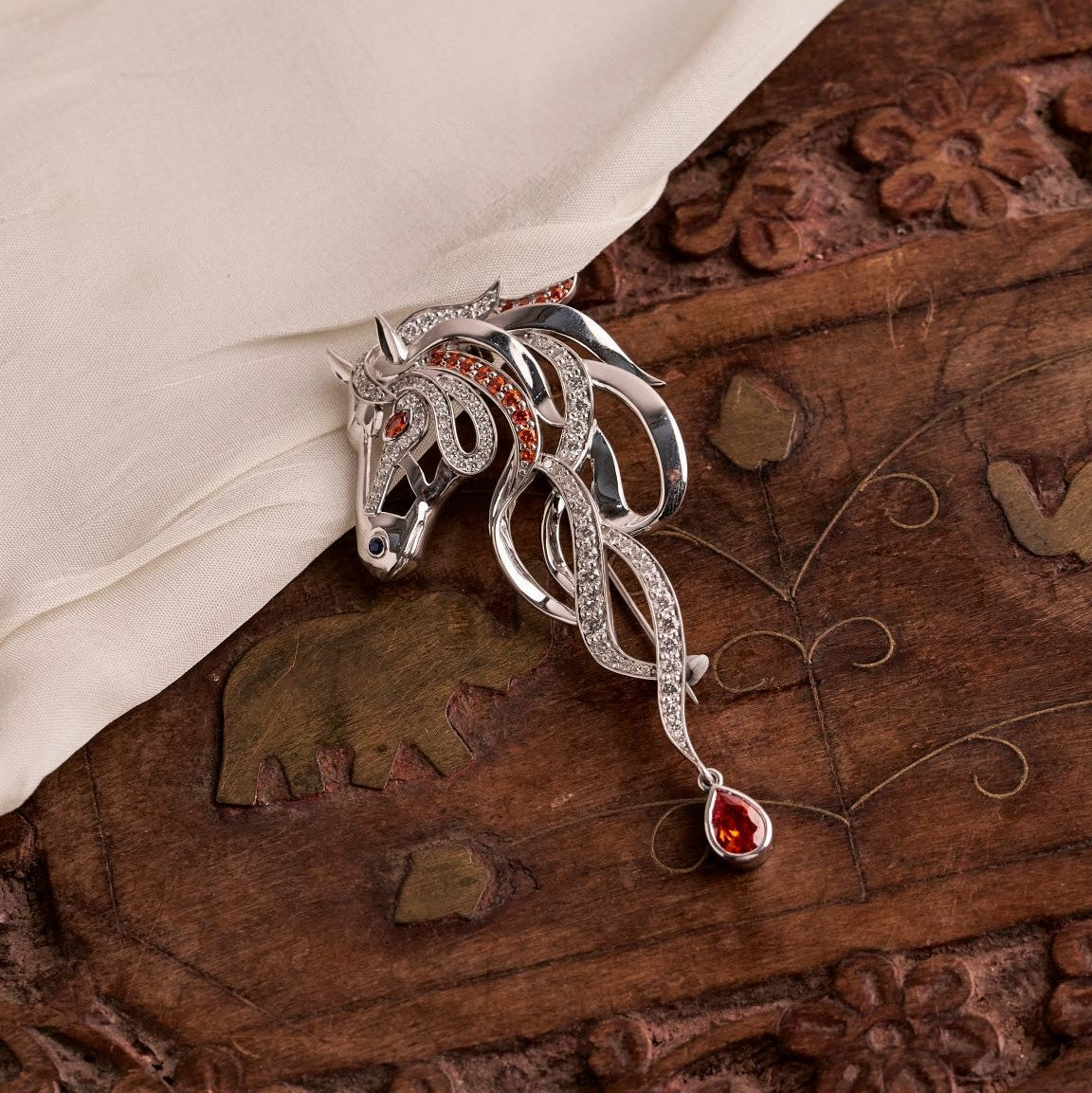 Embermane Equine Brooch
