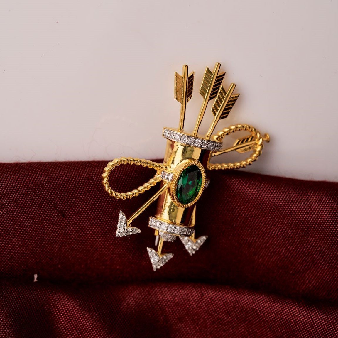Cupid's Quiver Brooch