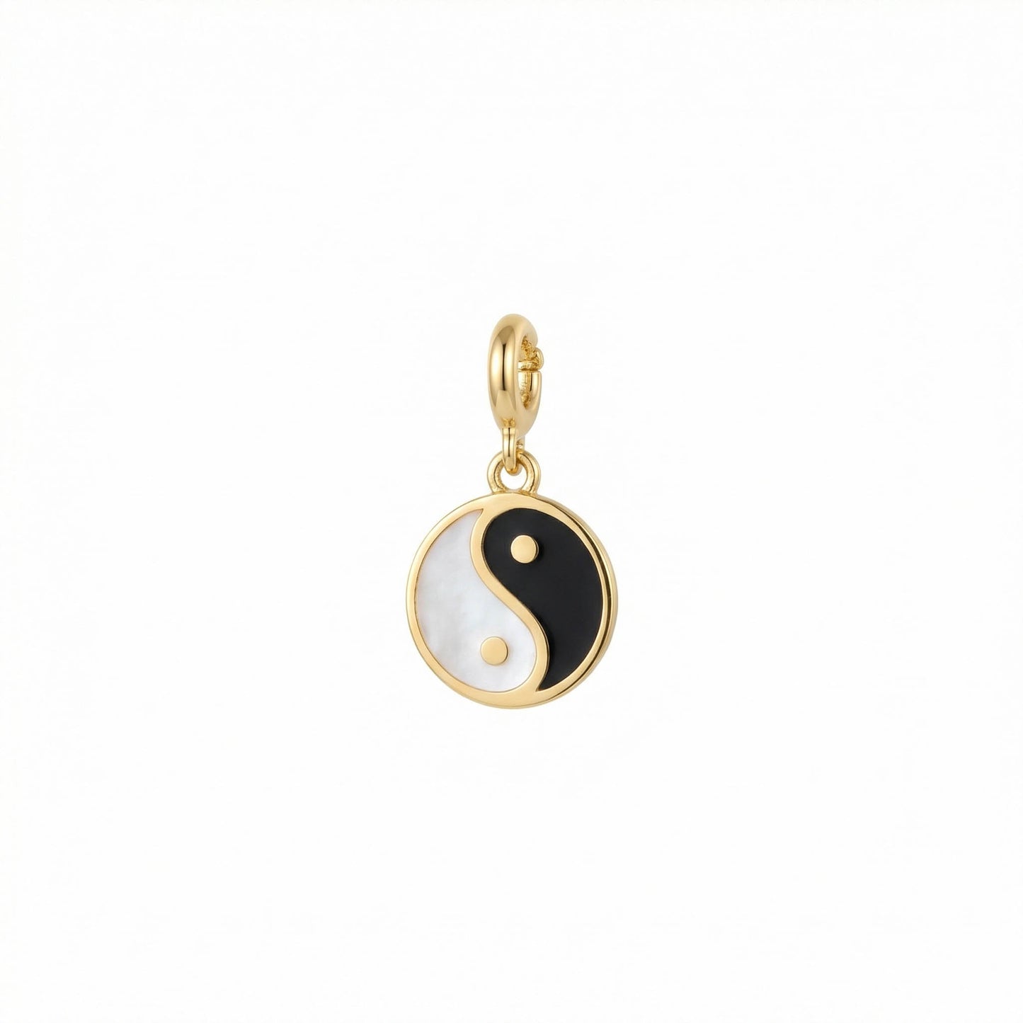 Yin Yang Gold Charm