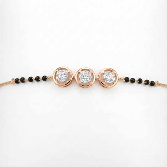 Anaya Diamond Mangalsutra Bracelet