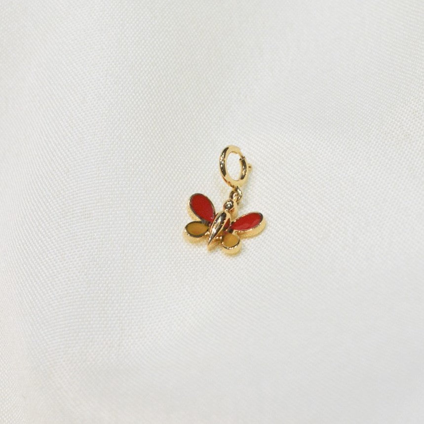 Butterfly Gold Charm - zivar.in