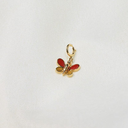 Butterfly Gold Charm - zivar.in