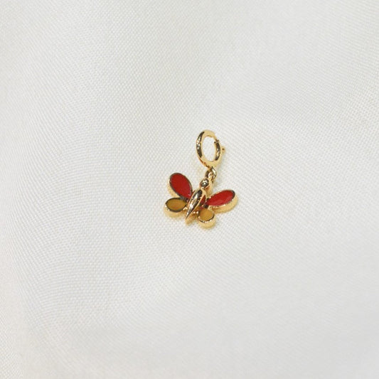 Butterfly Gold Charm - zivar.in