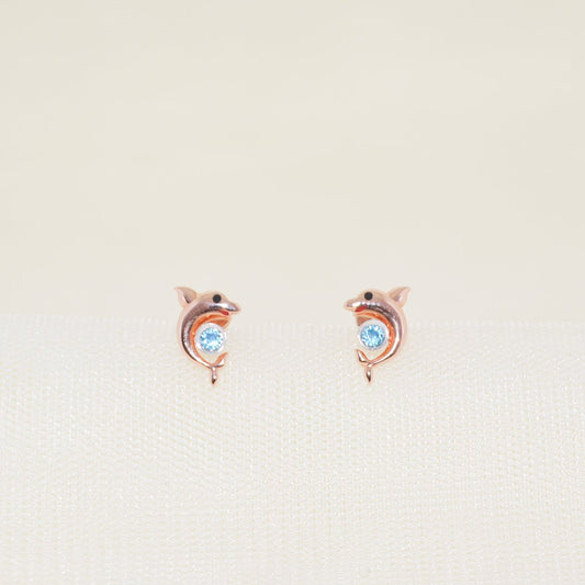 Fish Gold Earrings - zivar.in