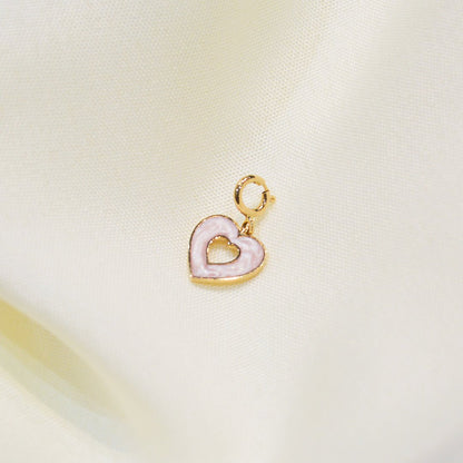Heart Gold Charm - zivar.in