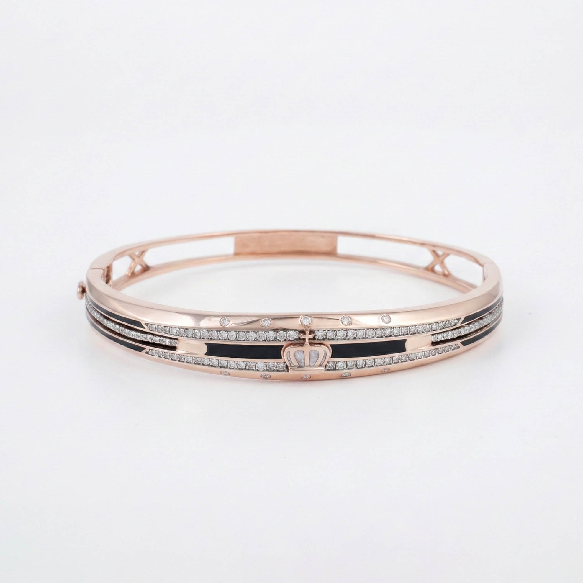Hector 14KT Rose Gold Diamond Bracelet | Zivar Jewellery – zivar.in