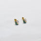 Malachite Mother Of Pearl Earrings - zivar.in