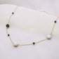 Malachite Mother Of Pearl Neckpiece - zivar.in
