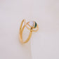 Malachite Mother Of Pearl Ring - zivar.in