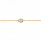 Pear Diamond Solitaire Bracelet