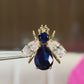Blue Hive Brooch