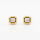 Princess Diamond Solitaire Earrings