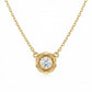 Round Diamond Solitaire Neckpiece