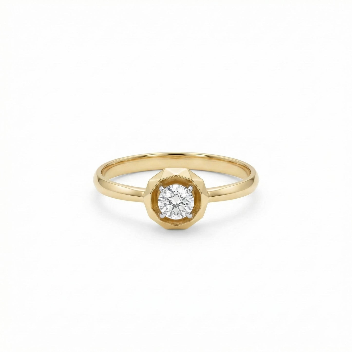Round Diamond Solitaire Ring
