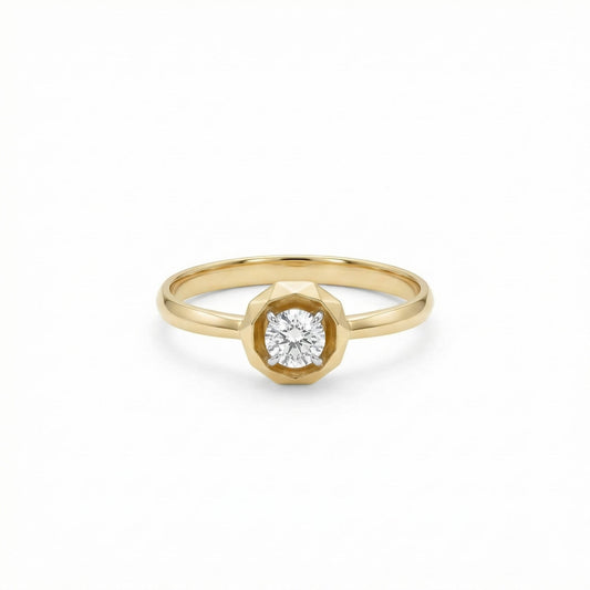 Round Diamond Solitaire Ring