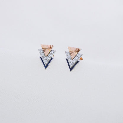 Trinity Diamond Earrings - zivar.in