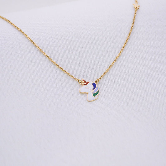 Unicorn Gold Neckpiece - zivar.in