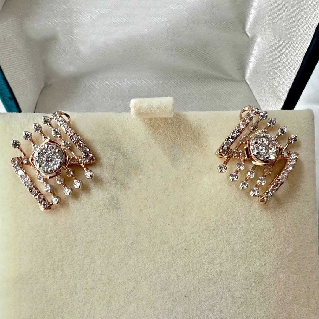 Aelita Diamond Earring - zivar.in