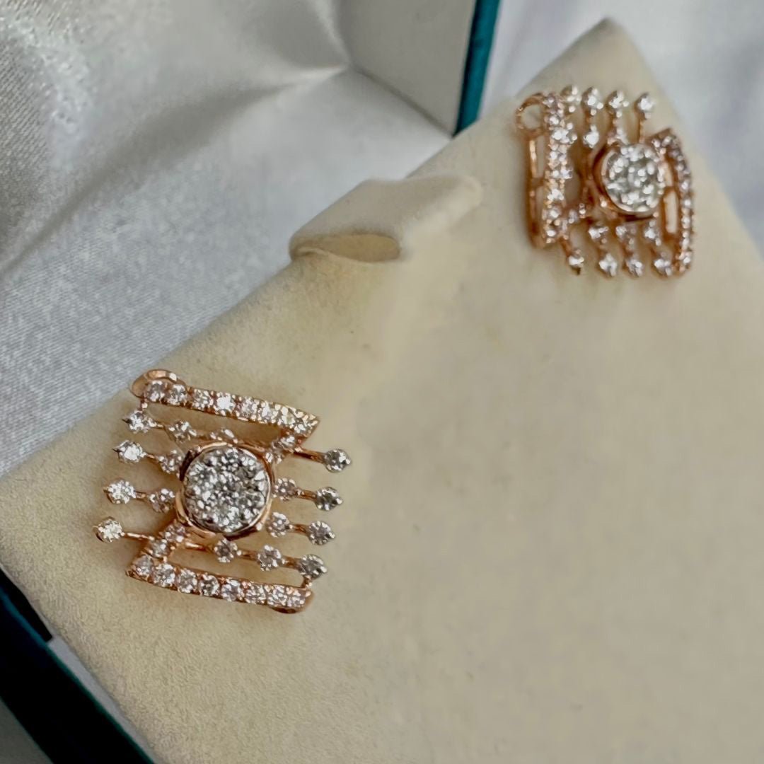 Aelita Diamond Earring - zivar.in