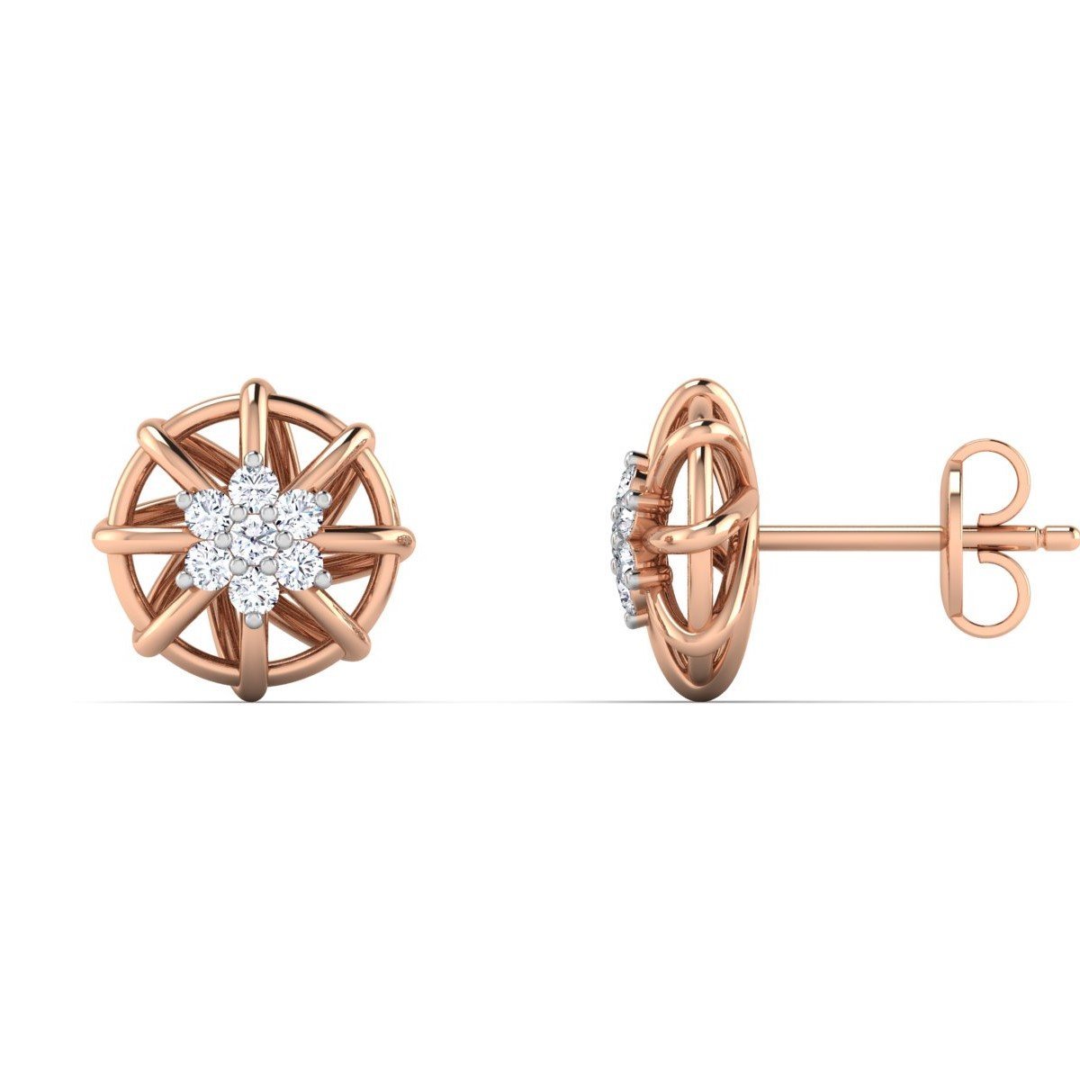 Akrithi Diamond Earring - zivar.co