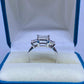 Alexa 14K White Gold Diamond Ring with 0.575 Ct SI GH Diamonds - Princess Cut - Zivar.in
