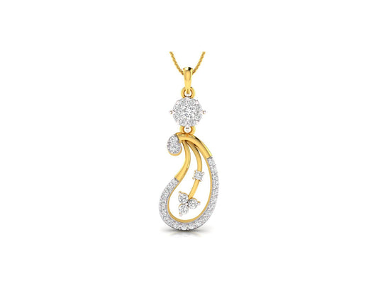 AMRAPALI DIAMOND PENDANT - zivar.co