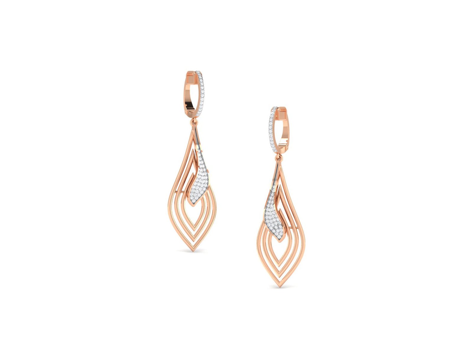 ANGELIC BEAUTY DIAMOND EARRING - zivar.in