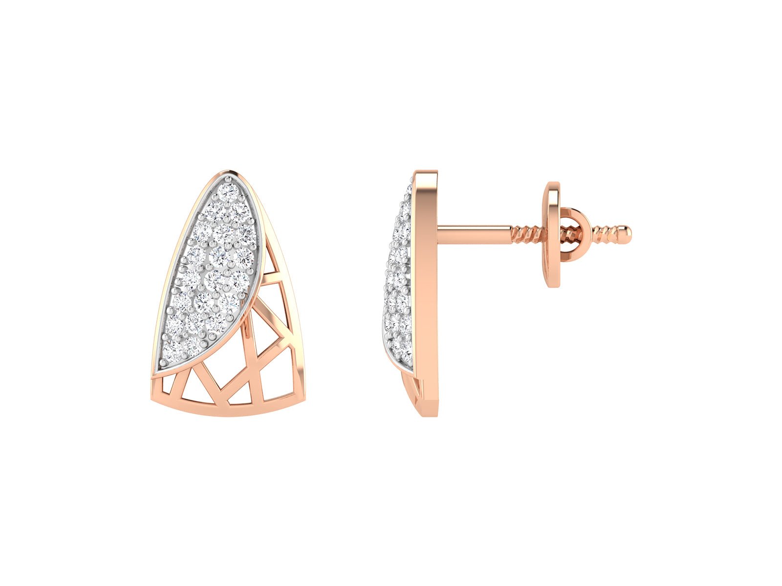 ASHER DIAMOND EARRING - zivar.in