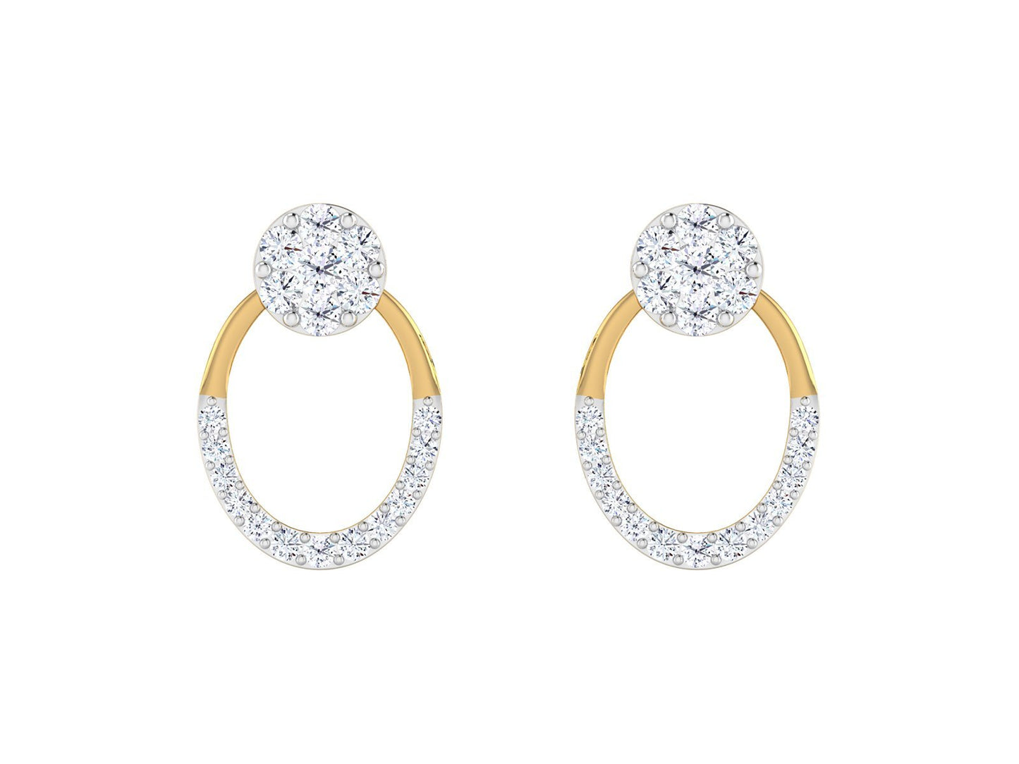 AURIA DIAMOND EARRING - zivar.co