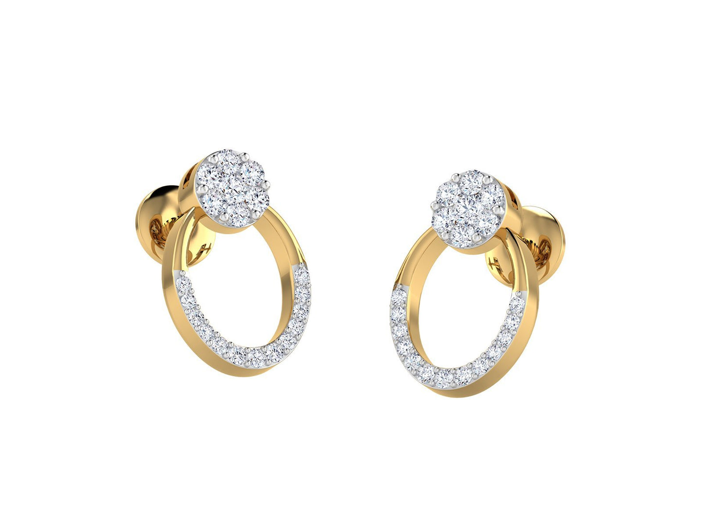 AURIA DIAMOND EARRING - zivar.co