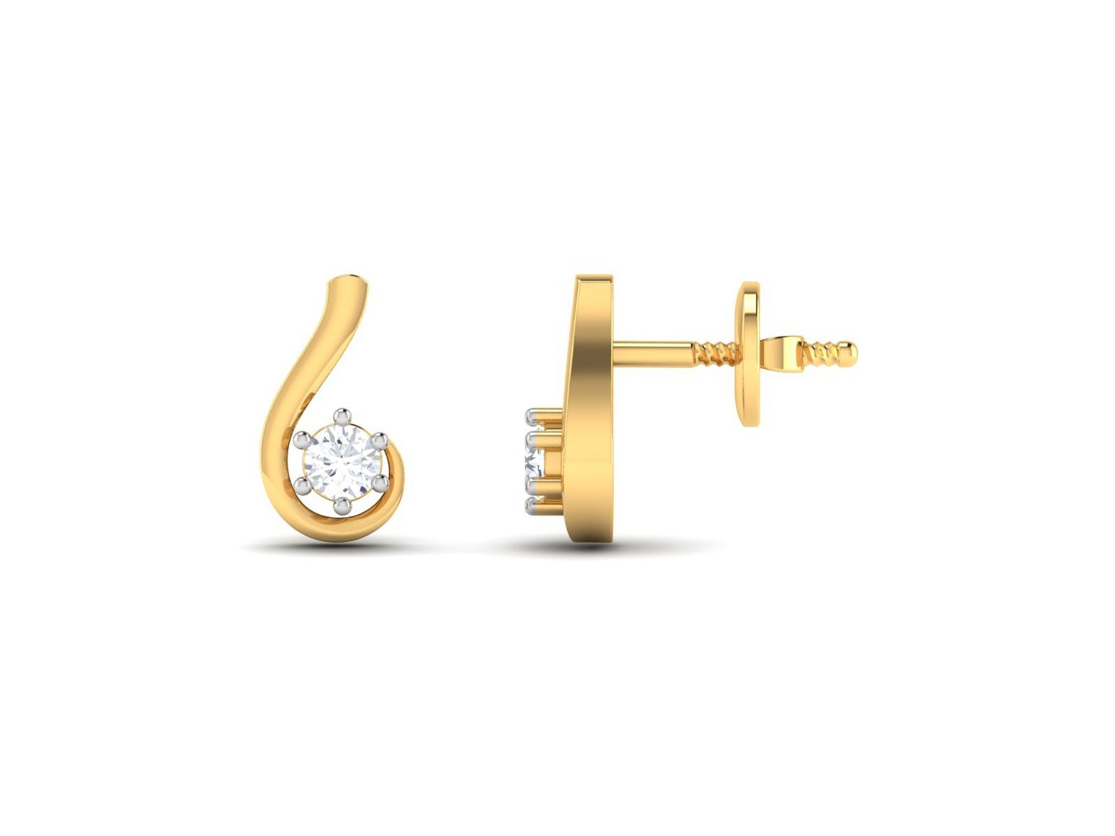 BARE BEAUTY DIAMOND EARRING - zivar.co