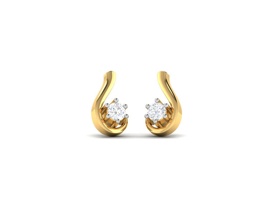 BARE BEAUTY DIAMOND EARRING - zivar.co